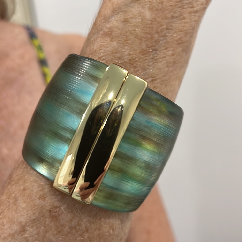 This Bittar cuff has never been worn.  Earrings have already been sold.
